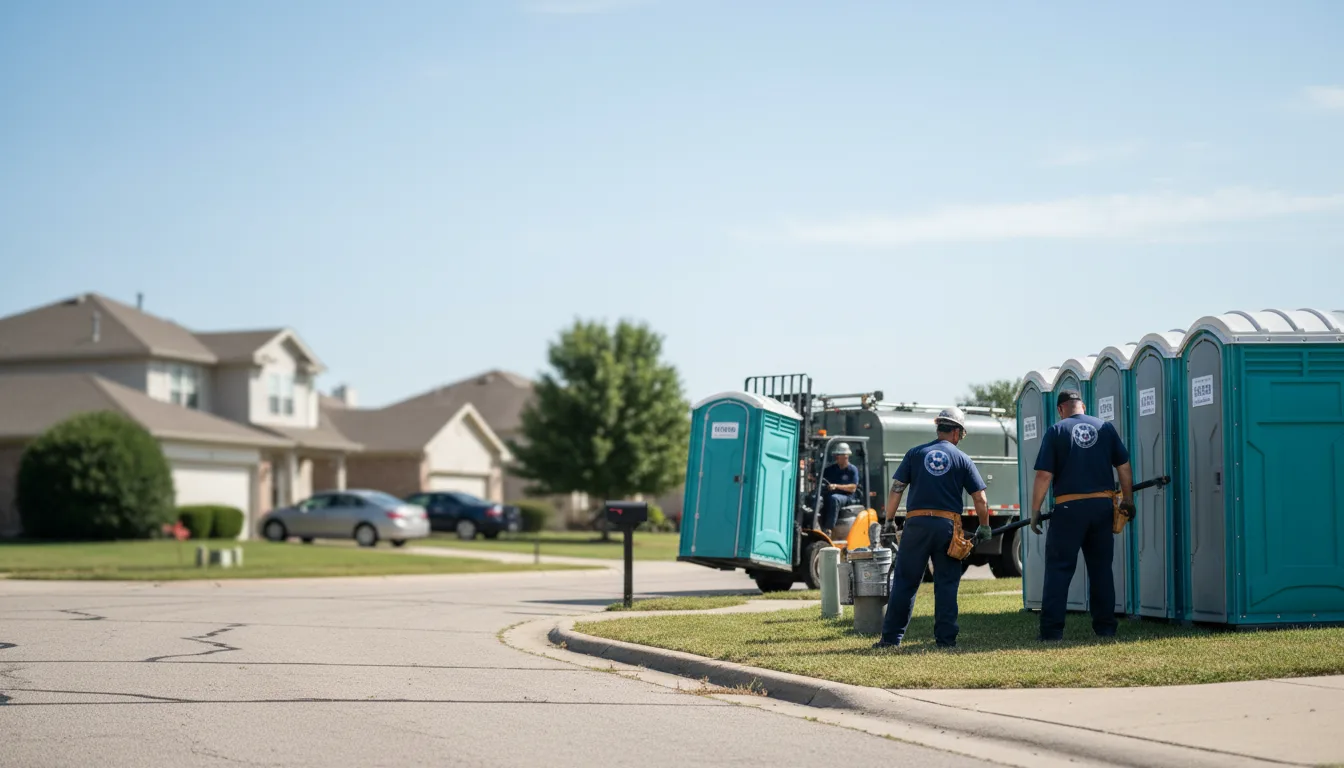 Porta Potty Rental in Charleston, IL near me